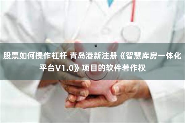 股票如何操作杠杆 青岛港新注册《智慧库房一体化平台V1.0》项目的软件著作权