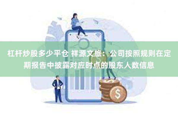 杠杆炒股多少平仓 祥源文旅：公司按照规则在定期报告中披露对应时点的股东人数信息